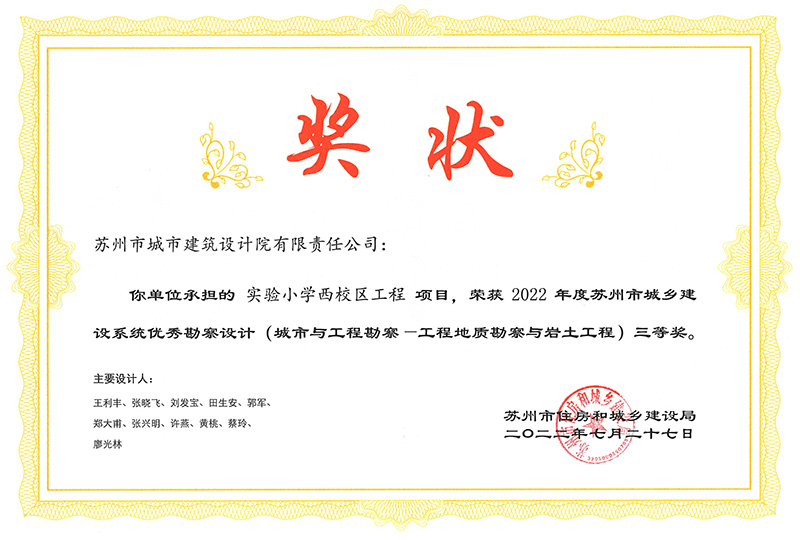 2022年獲獎榮譽(yù)